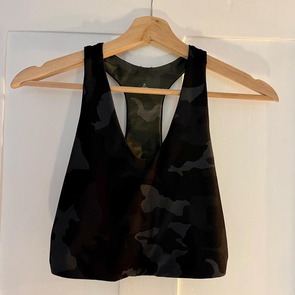 prAna bralette. Camo print.